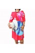 Poncho Top Dress Pink Sabrina Style Handmade Made In Bali